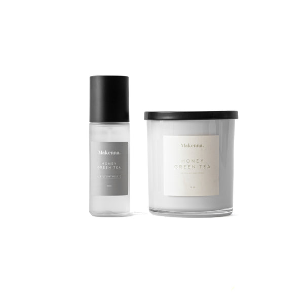 Soy Wax Candle & Pillow Mist Set