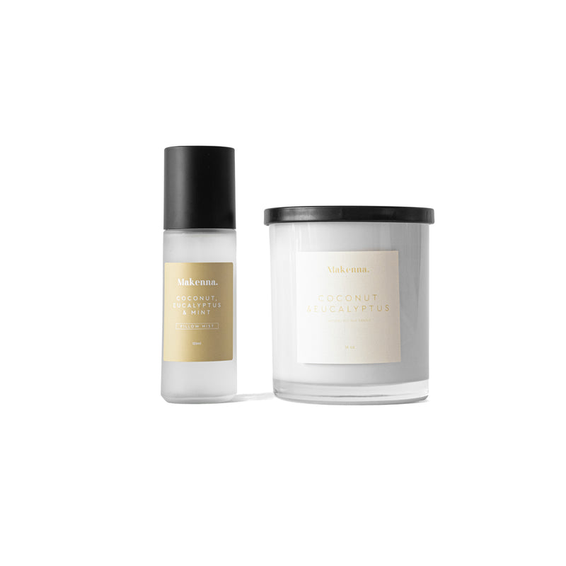 Soy Wax Candle & Pillow Mist Set