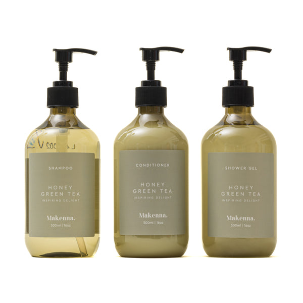 Shampoo, Conditioner & Shower Gel Set
