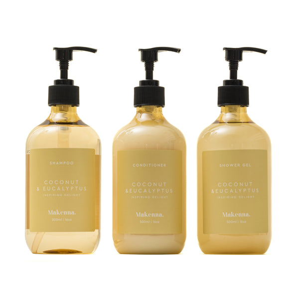 Shampoo, Conditioner & Shower Gel Set