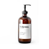 Amber Glass Hand Soap